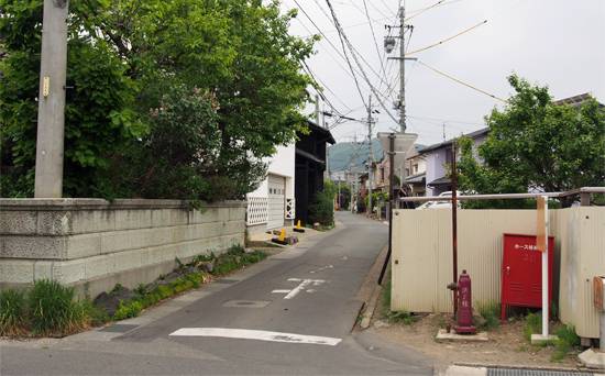 松代道の分岐