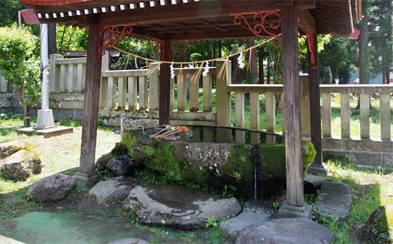賀茂神社の湧き水